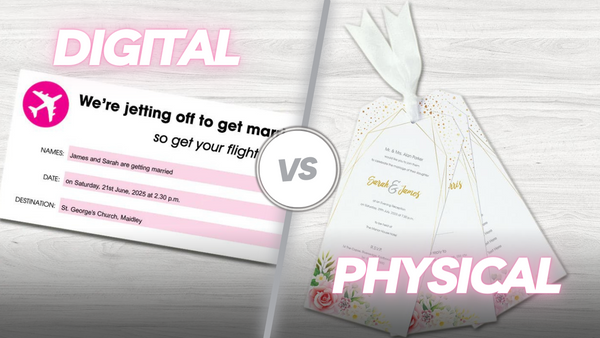 Digital vs. Physical Wedding Invitations: Pros and Cons