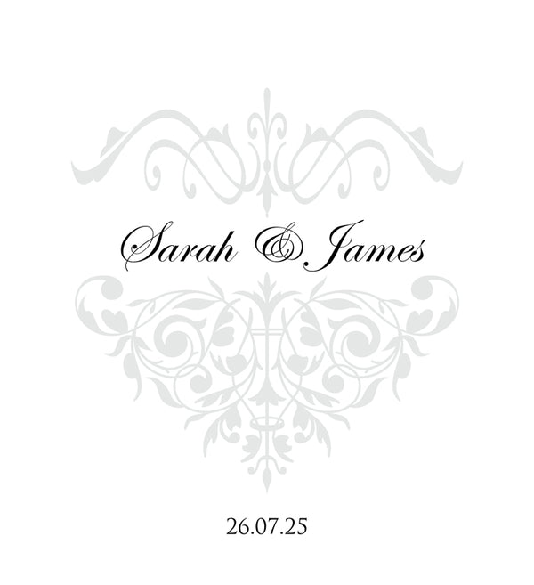 Majestic Personalised Aisle Runner Text