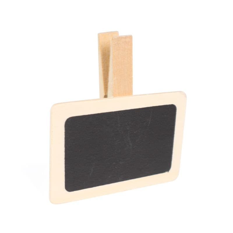 Mini Chalkboard Pegs (Pack of 6) Bride and Groom Direct