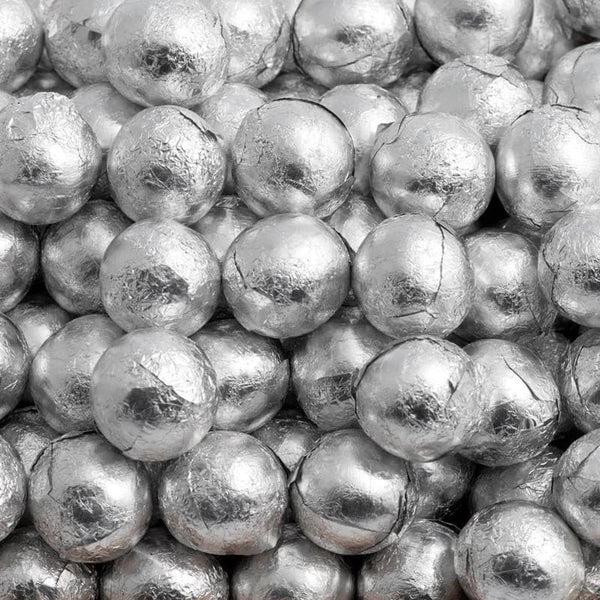 Foil Covered Chocolate Balls.