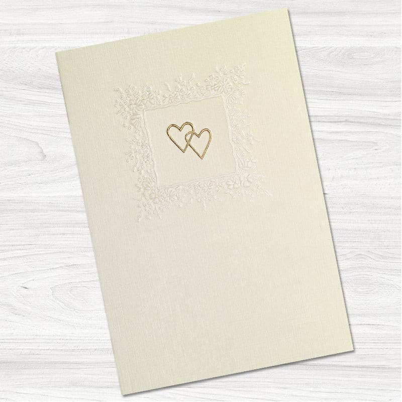 Linked Hearts Thank You Card.