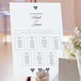 Pocket of Love Wedding Table Plan.
