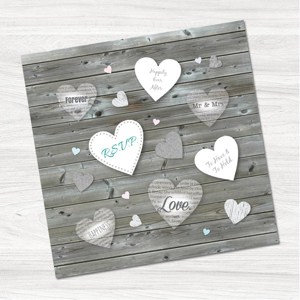 Paper Hearts Reply Card