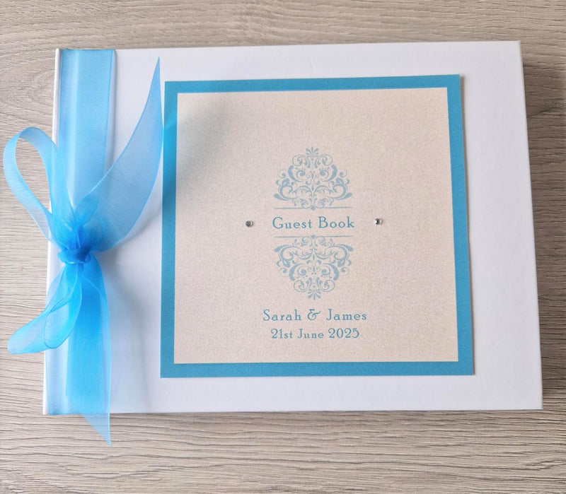 Allegra Turquoise Guestbook