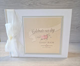Celebrate Personalised Wedding Guest Book - green