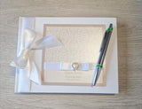 Felicity Cappucino Personalised Wedding Guest Book