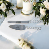 Heart Handles Personalised Serving Set