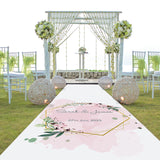 Country Flowers Personalised Aisle Runner