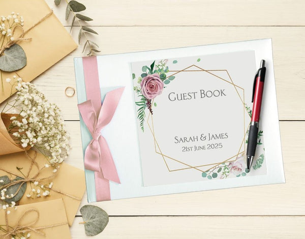 Framed Foliage Personalised Guestbook
