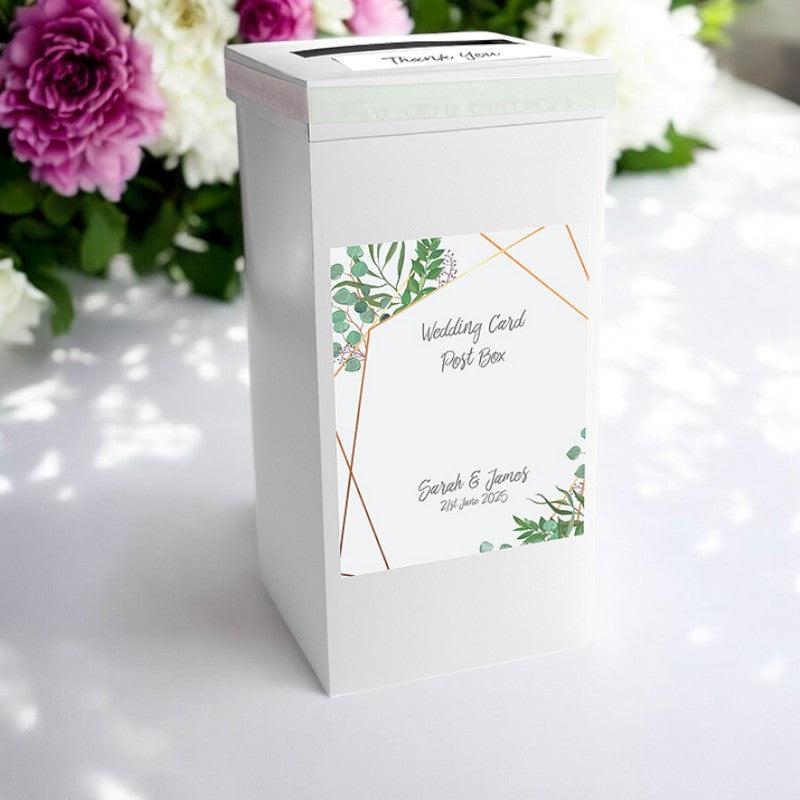 Rosemary Personalised Wedding Postbox