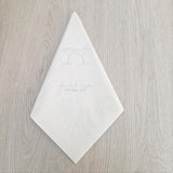 Cocktail Glasses Napkins/Serviettes, Personalised - Available in White or Cream