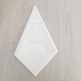 Cocktail Glasses Napkins/Serviettes, Personalised - Available in White or Cream