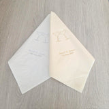 Cocktail Glasses Napkins/Serviettes, Personalised - Available in White or Cream
