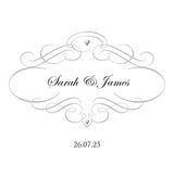 Elegant Personalised Aisle Runner Text