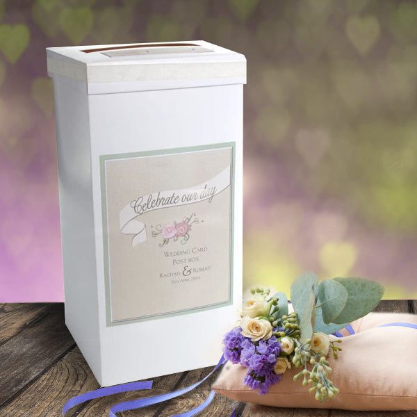 Celebrate Mint Wedding Postbox