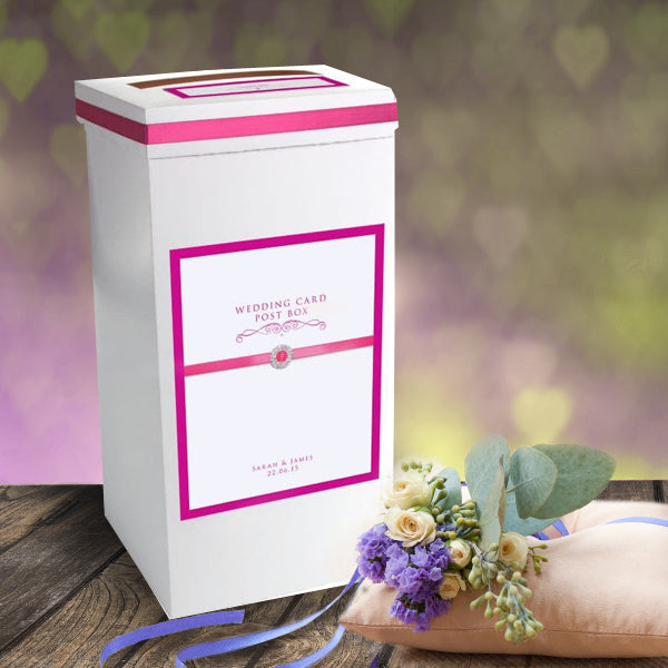 Imogen Fuchsia Wedding Postbox