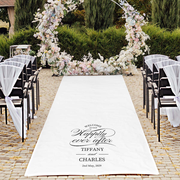 Happily Ever After Aisle Runner