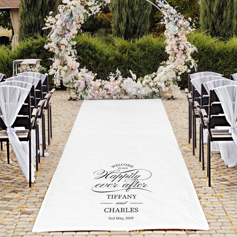 Happily Ever After Aisle Runner