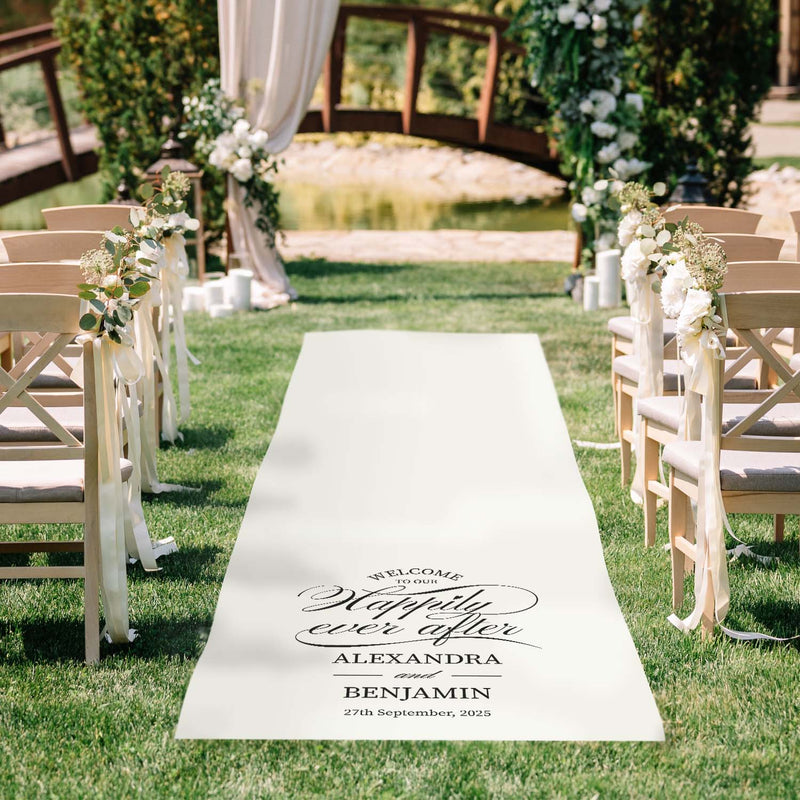 Happily Ever After Aisle Runner