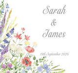 Custom Spring Flowers Wedding Aisle Runner, Choose from 3 Sizes