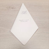 When Two Become One Personalised Napkins/Serviettes White