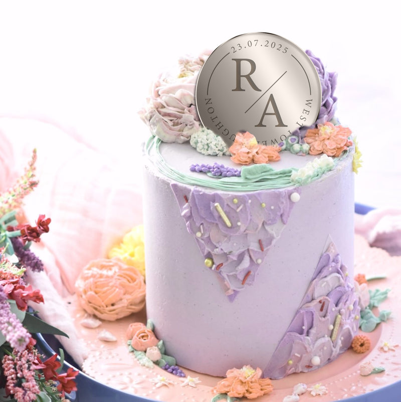 Cake Toppers, Acrylic Cake Discs, Gift Tags, Wedding Discs, Personalised Cake Charms, Bespoke Charms