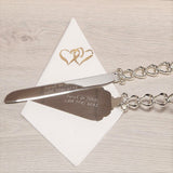 Hearts Handles Personalised Serving Set