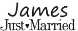 Just Married Personalised Mugs
