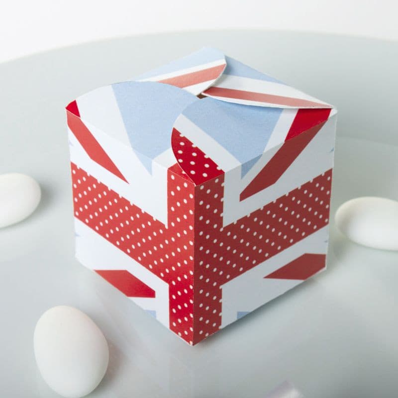Cool Britannia Favour Boxes.