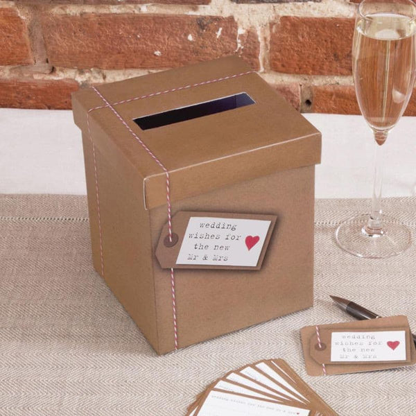 Just My Type Wedding Wishes Box.