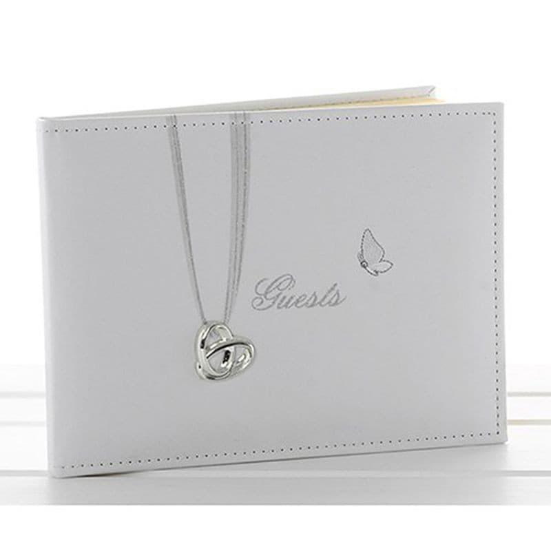 Wedding Rings Guest Book.