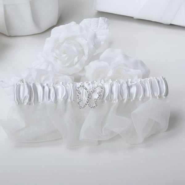 Satin Butterfly Garter.