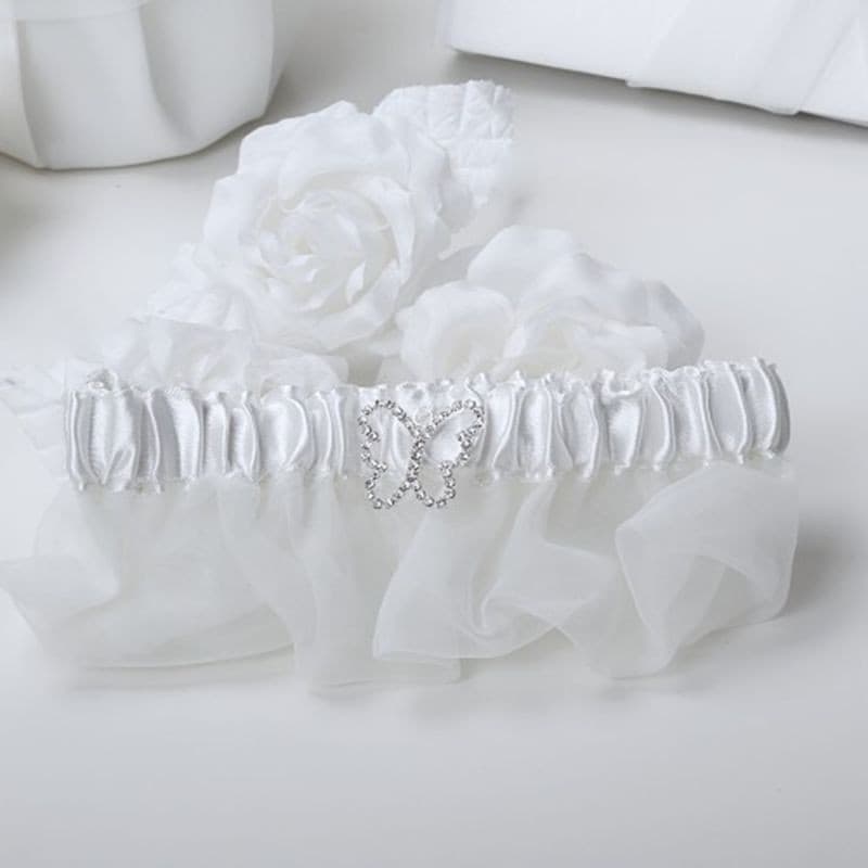 Satin Butterfly Garter.