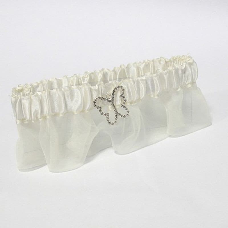 Satin Butterfly Garter.