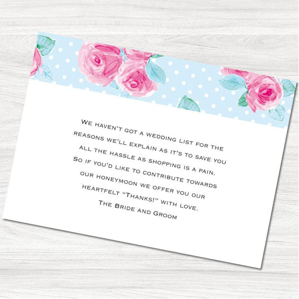 Vintage Rose Note Card.