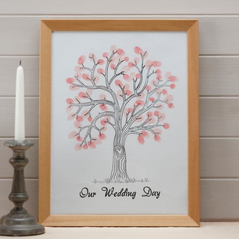 Finger Print Tree Guest Book.