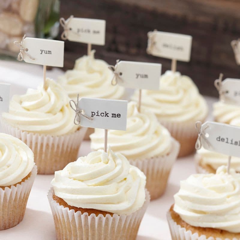 Vintage Affair Cupcake Sticks.
