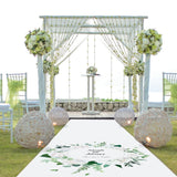 Painted Blooms Personalised Aisle Runner.