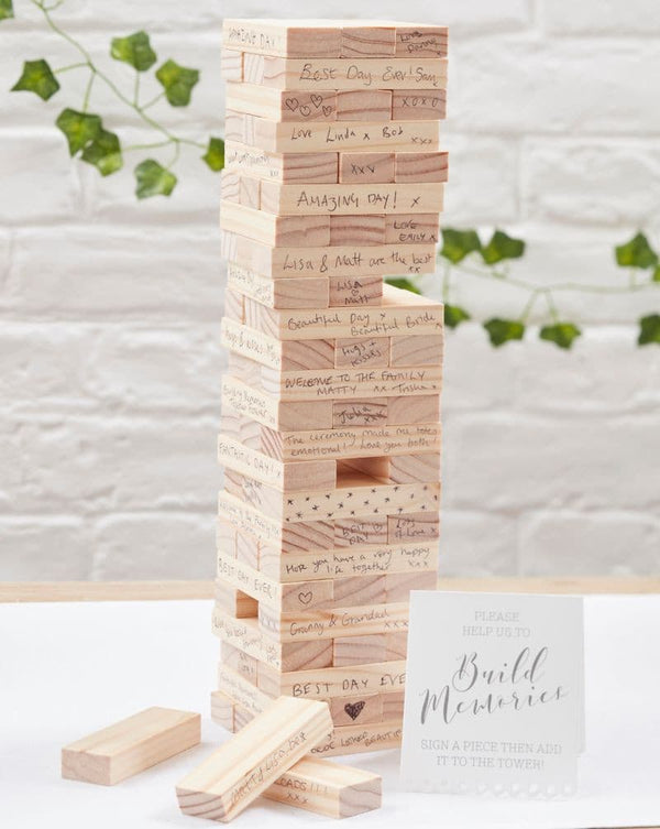 Build a Memory Building Blocks Guest Book.