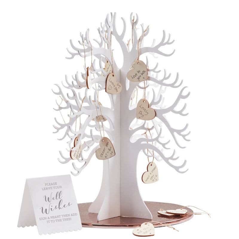 Wooden Wishing Tree Guest Book Alternative.