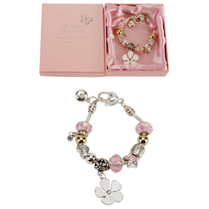 Flower Girl Charm Bracelet.