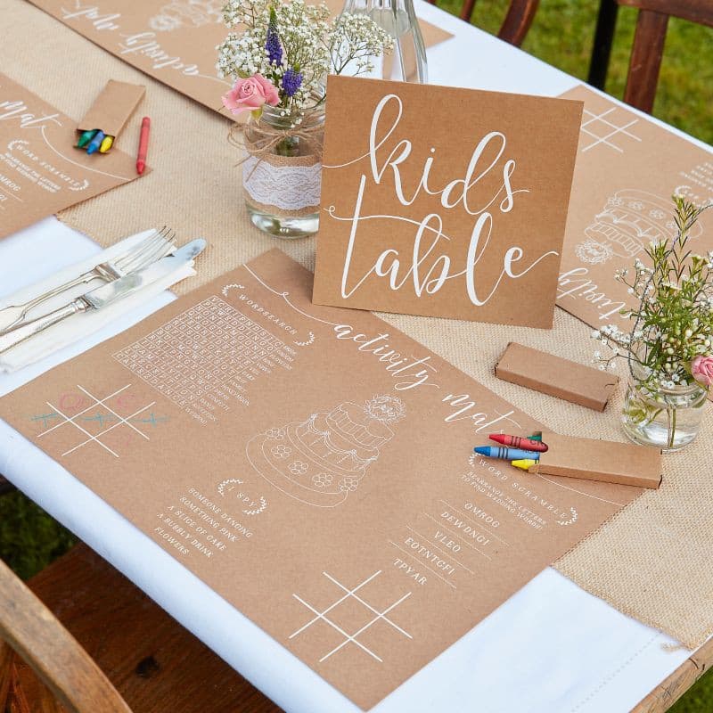 Children's Wedding Activity Kit.