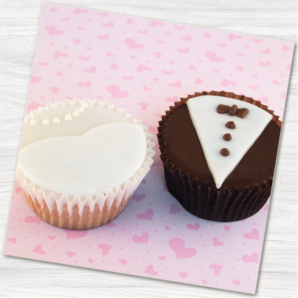 Cupcakes Wedding Evening Invitation.