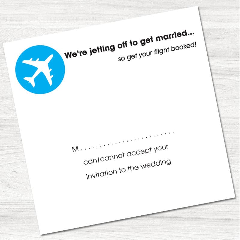Holiday Ticket Reply Card.