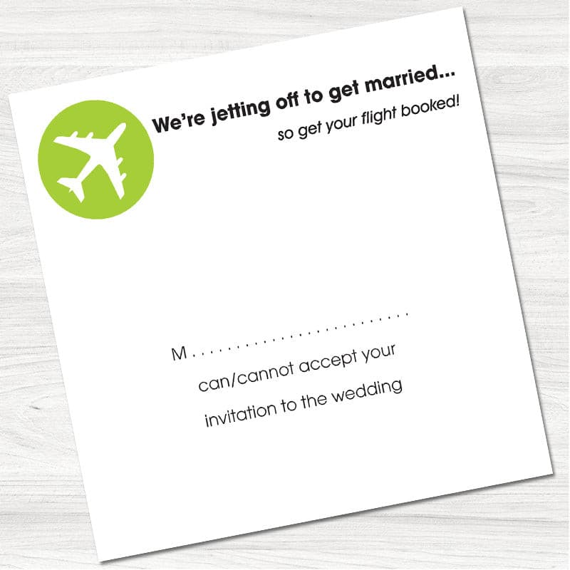 Holiday Ticket Reply Card.