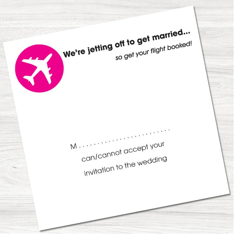 Holiday Ticket Reply Card.