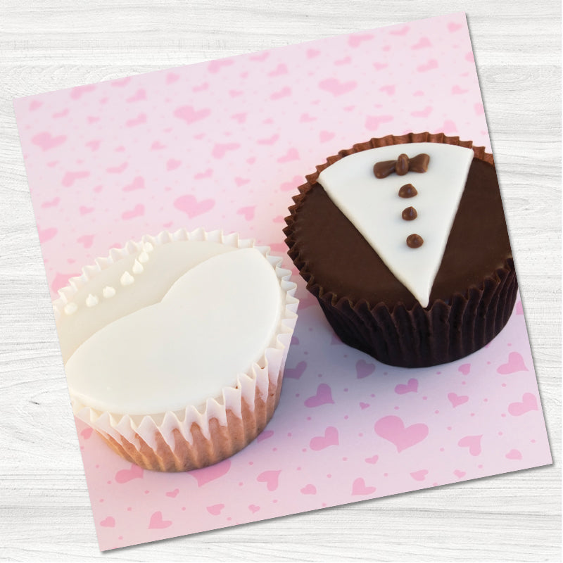 Cupcakes Save The Date Card.