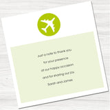 Holiday Ticket Thank You Card.