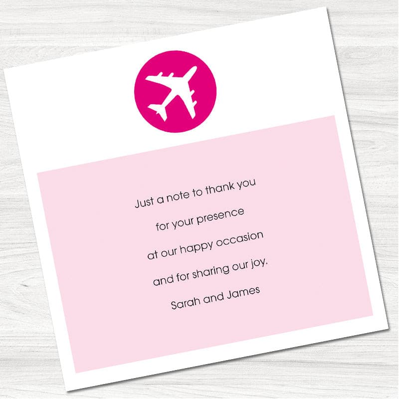 Holiday Ticket Thank You Card.