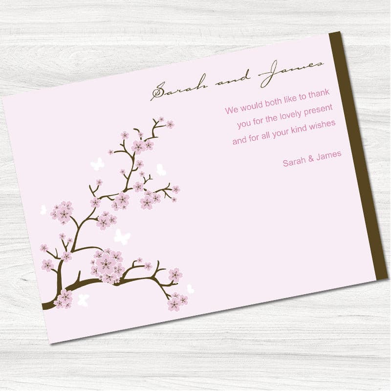 Blossom Thank You Card.